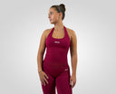 Drive Seamless Halterneck Top - Winter Berry