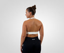 Drive Seamless Halterneck Bra - White