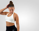 Drive Seamless Halterneck Bra - White